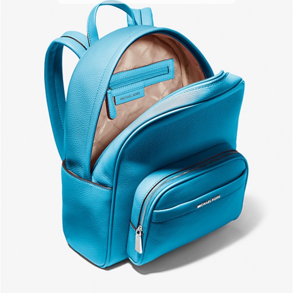 Michael Kors Bex Medium Pebbled Leather Backpack
COLOR SANTORINI BLUE
NWT - Picture 4 of 16